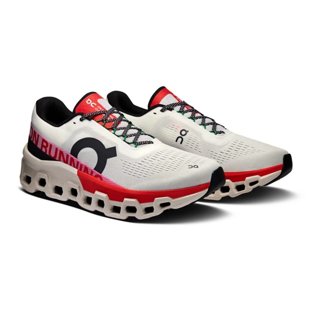 On Running Cloudmonster 2 "Ivory Red"