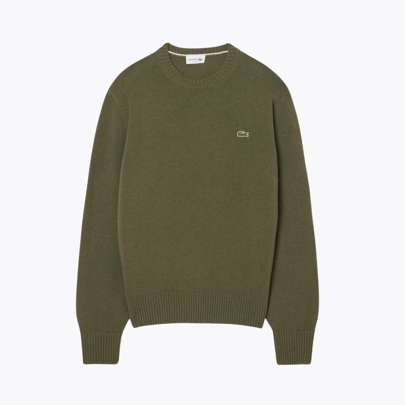 LC Carded Wool Crew Neck Sweater